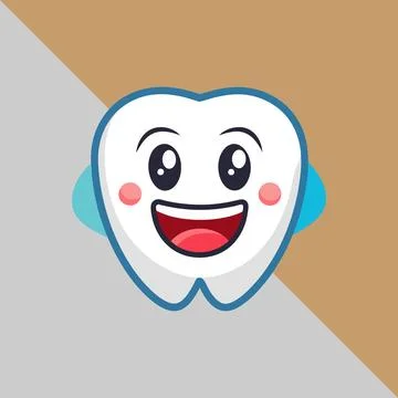 Happy teeth icon silhouette vector style with a white background. smiley to.. Illustrazione stock