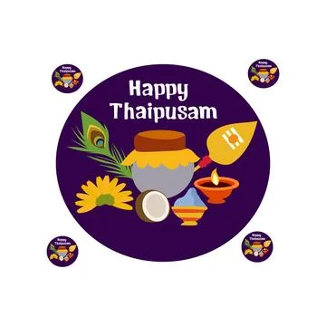 Happy Thaipusam Stock Illustration