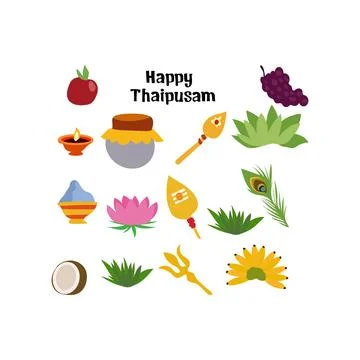 Happy Thaipusam Stock Illustration