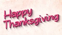 4K Thanksgiving Greeting Card with Happy Thanksgiving Animation Lettering  Text. Ifinity Loop Thanksgiving Card Stock Footage - Video of festival,  celebration: 80474068