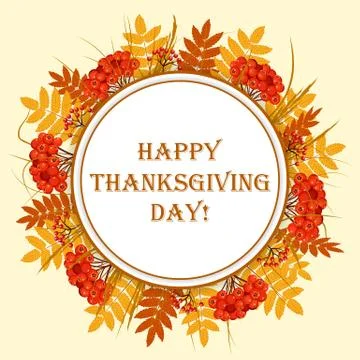 Happy Thanksgiving background Stock Illustration
