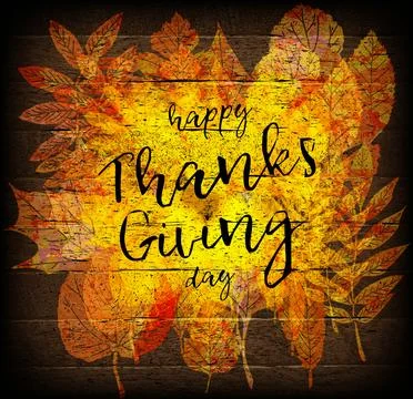 Happy Thanksgiving Background Stock Illustration