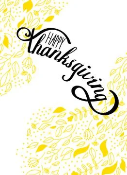 Happy thanksgiving card Stock Illustration