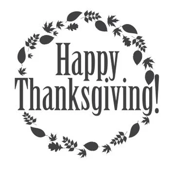 thanksgiving black and white background