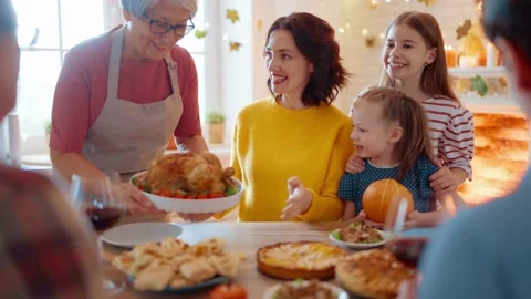 Happy Thanksgiving Day Video stock 140098157