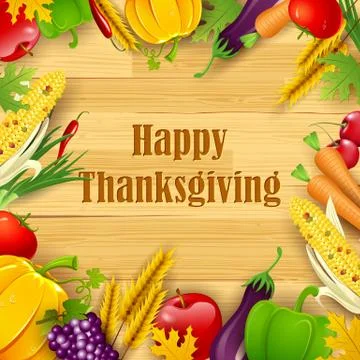 Happy Thanksgiving Stock Illustration