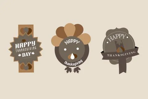 Happy thanksgiving Ilustración de archivo