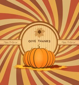 Happy Thanksgiving Stock Illustration