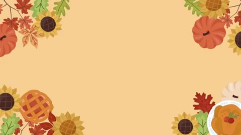 Happy Thanksgiving Looping Background Stock Footage 325060652
