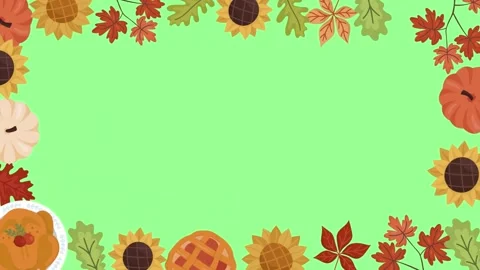 Happy Thanksgiving Looping Background Stock Footage 325060654
