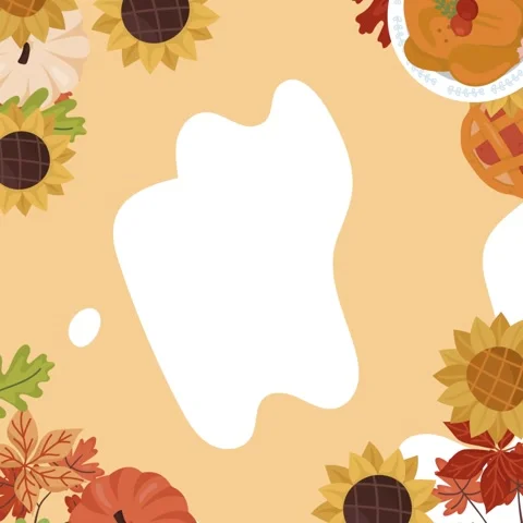 Happy Thanksgiving Looping Background Video stock 325060728