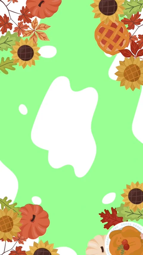 Happy Thanksgiving Looping Background Stock Footage 325060877
