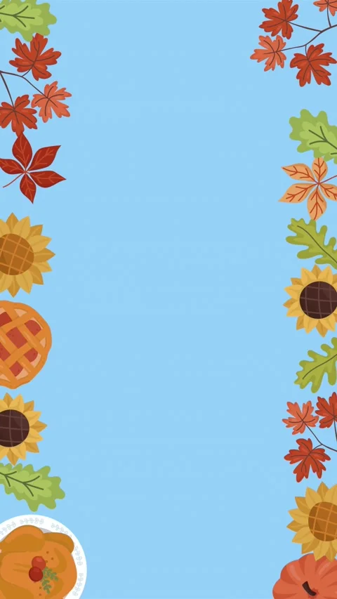 Happy Thanksgiving Looping Background Video stock 325060890