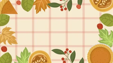Happy Thanksgiving Looping Background Stock Footage 325061012