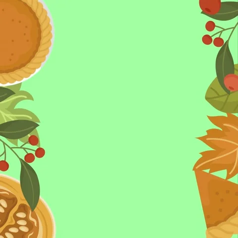 Happy Thanksgiving Looping Background Stock Footage 325061154