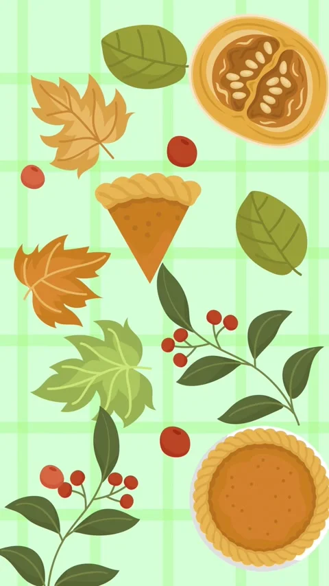 Happy Thanksgiving Looping Background Stock Footage 325061275