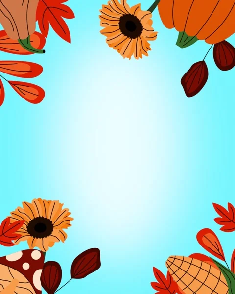 Happy Thanksgiving Looping Background Stock Footage 325061384