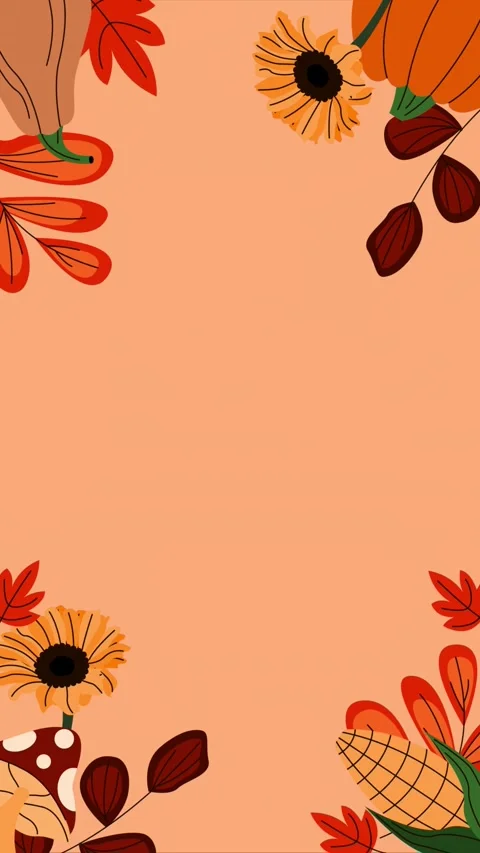 Happy Thanksgiving Looping Background Stock Footage 325061599