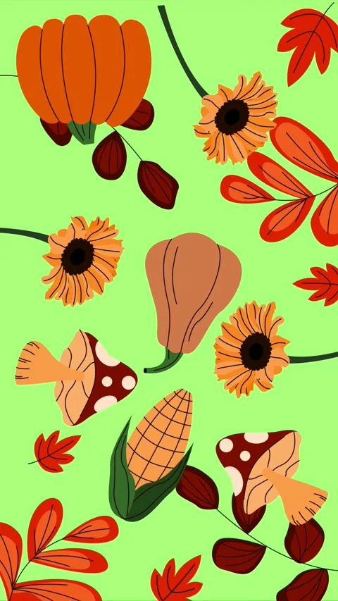 Happy Thanksgiving Looping Background Stock Footage 325061642