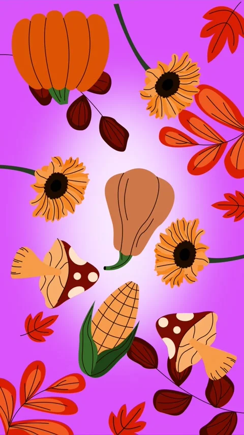 Happy Thanksgiving Looping Background Stock Footage 325061689