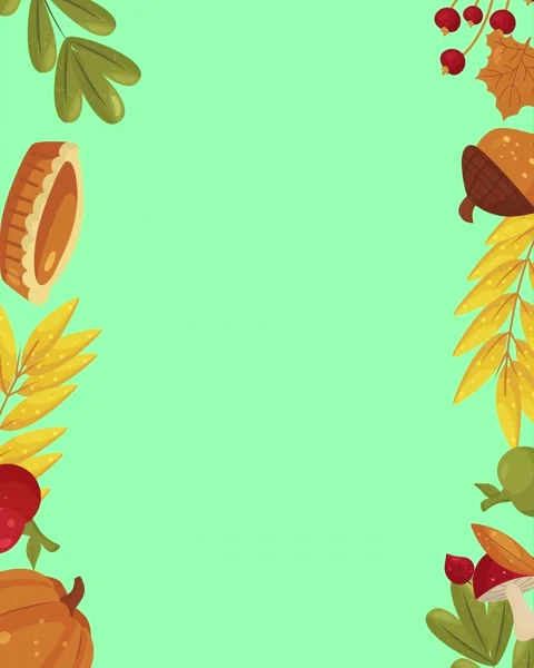 Happy Thanksgiving Looping Background Stock Footage 325061727