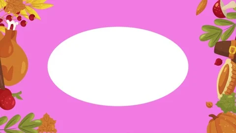 Happy Thanksgiving Looping Background Stock Footage 325061847
