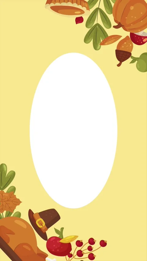 Happy Thanksgiving Looping Background Stock Footage 325061950