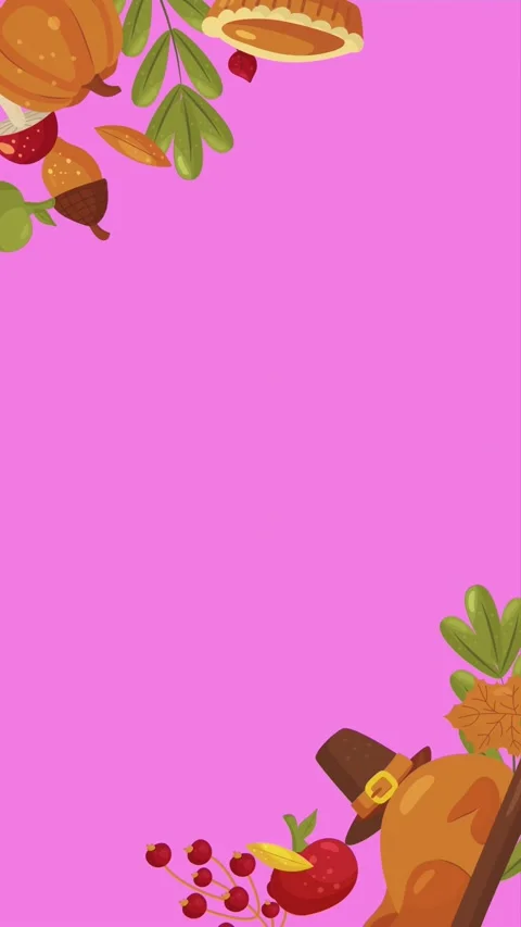 Happy Thanksgiving Looping Background Stock Footage 325062011