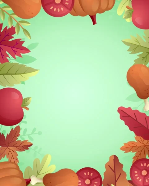 Happy Thanksgiving Looping Background Stock Footage 325071228
