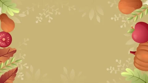 Happy Thanksgiving Looping Background Stock Footage 325071285