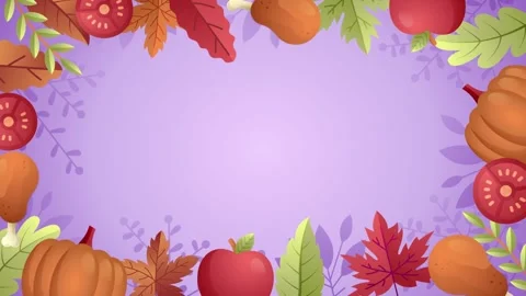 Happy Thanksgiving Looping Background Video stock 325071309