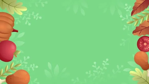 Happy Thanksgiving Looping Background Stock Footage 325071326