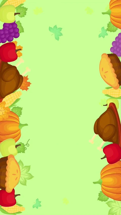 Happy Thanksgiving Looping Background Stock Footage 325071726