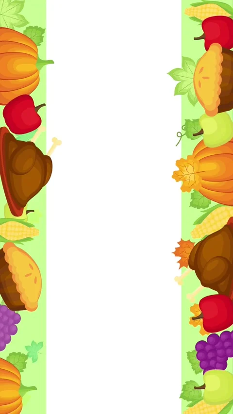 Happy Thanksgiving Looping Background Stock Footage 325071742