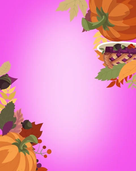 Happy Thanksgiving Looping Background Stock Footage 325072600