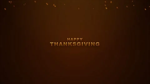 Happy Thanksgiving Message 库存影片 334946112