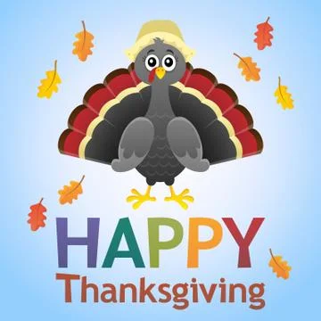 Happy Thanksgiving theme Stock Illustration