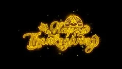 Happy Thanksgiving Abundant Harvest 4K L, Stock Video