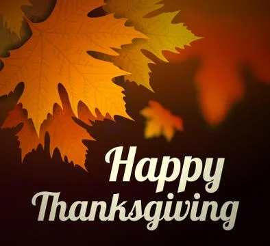 Happy thanksgiving vector background Stock Illustration