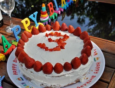 Happy third birthday! Stock Photos