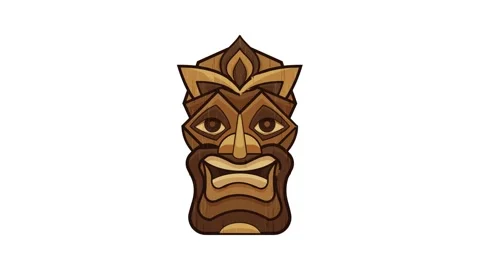 Tiki Icon Stock Video Footage | Royalty Free Tiki Icon Videos | Pond5