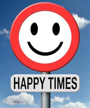 Happy times Illustrazione stock
