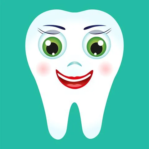 Happy tooth Stock Illustration