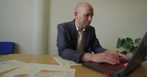 Happy Trader Stock Footage 123512896