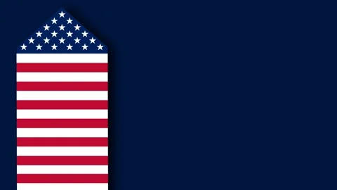 Happy US Air Force Birthday Patriotic Celebration Background with American .. Stock Footage 342960971
