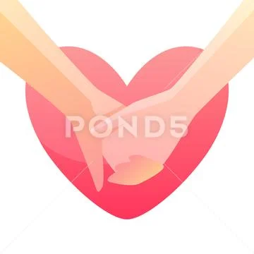 Happy Valentine Day greeting card. Stock Illustration