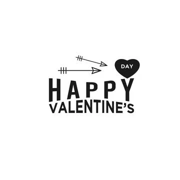 Happy valentine day Stock Illustration
