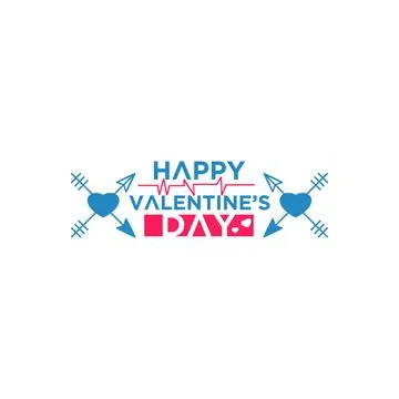 Happy valentine day Stock Illustration