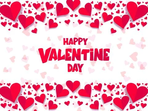 Happy Valentine Day Vector Stock Illustration