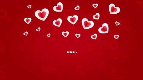 Happy Valentine Days Background Stock Footage 292564552